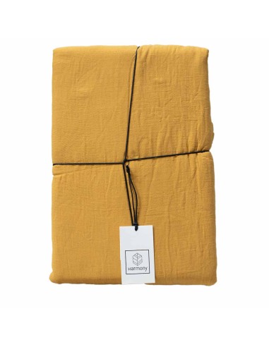 Drap plat en gaze de coton Dili - 2 couleurs - Haomy en linge