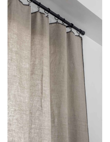 Luri washed linen curtain - 8 colors - Haomy Pour