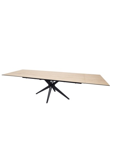 Plissken extendable ceramic table Light oak - Home Beddings and Curtains Venez découvrir notre 